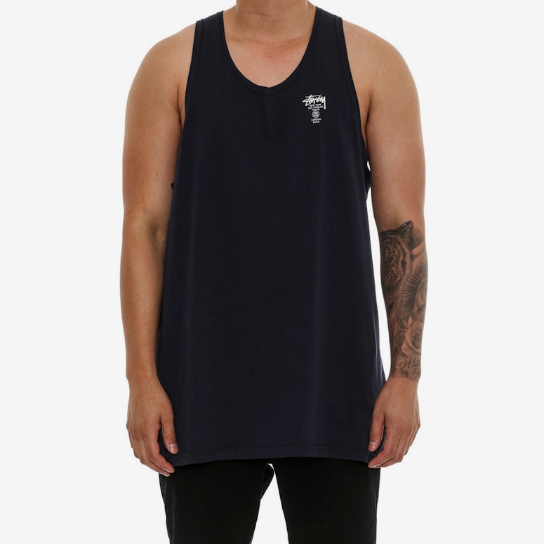 Stussy Basic Tank Navy