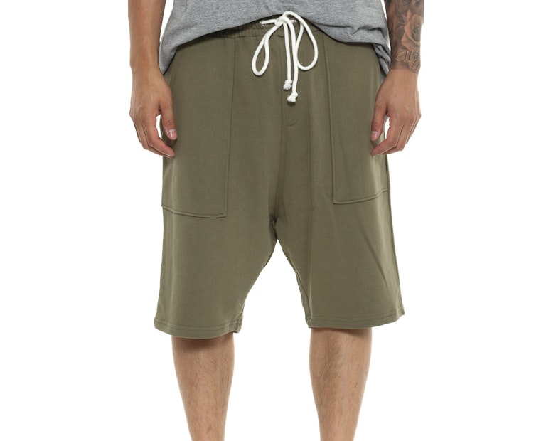 Saint Morta Dropcrotch Short Pale Green