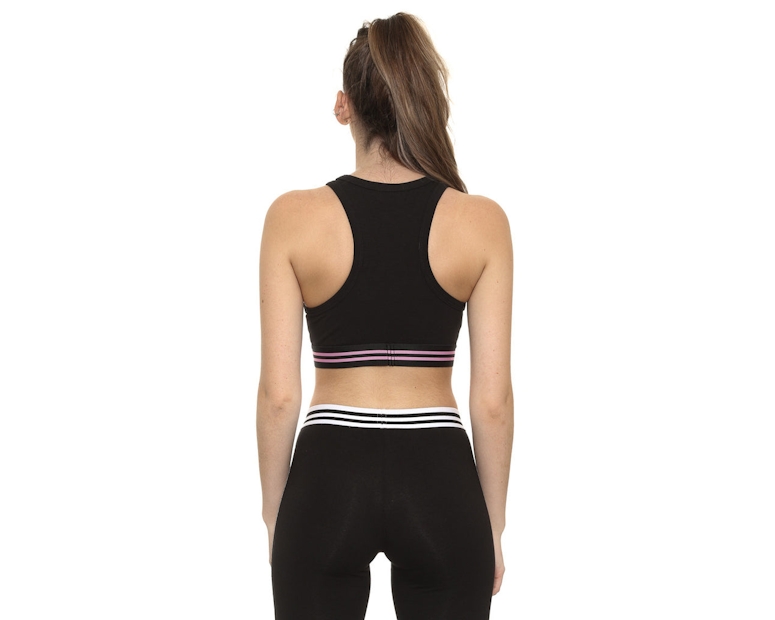 Womens Heat Crop Top Black