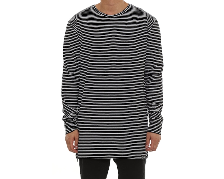 Carre Napoleon 2 Long Sleeve Tee Black/white