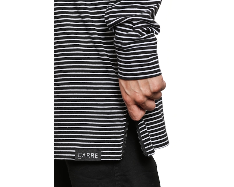 Carre Napoleon 2 Long Sleeve Tee Black/white