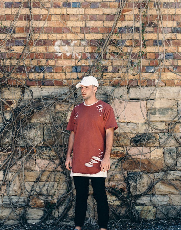 Eptm Thrasher OG Long Tee Burgundy
