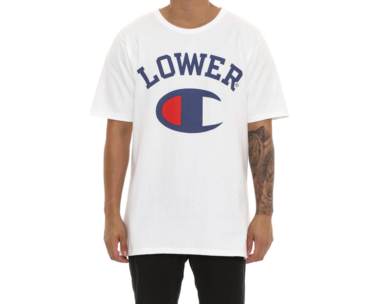 Champion X Lower Heritage Tee White
