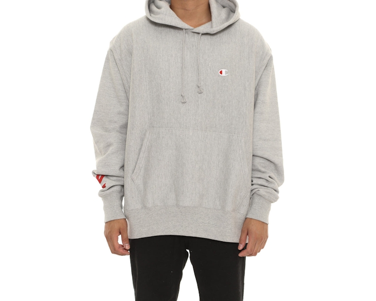 Champion X Lower Reverse Weave Hood Silver