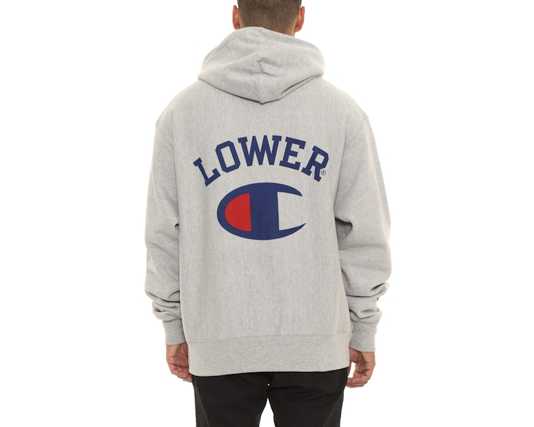 Champion X Lower Reverse Weave Hood Silver