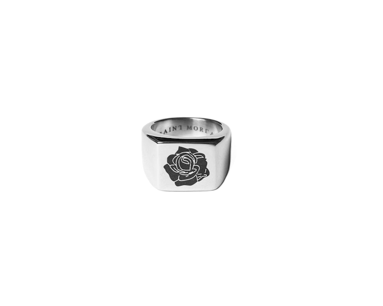 Saint Morta Rose of Death Ring Silver