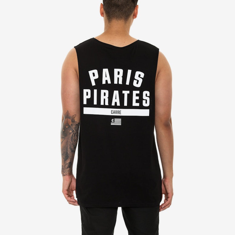 Carré Paris Pirates Muscle Tee Black