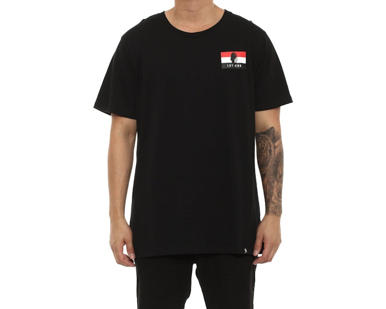 Last Kings Egypt Flag Tee Black