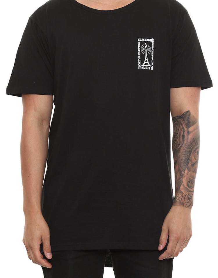 Carre Signal Droptail Tee Black