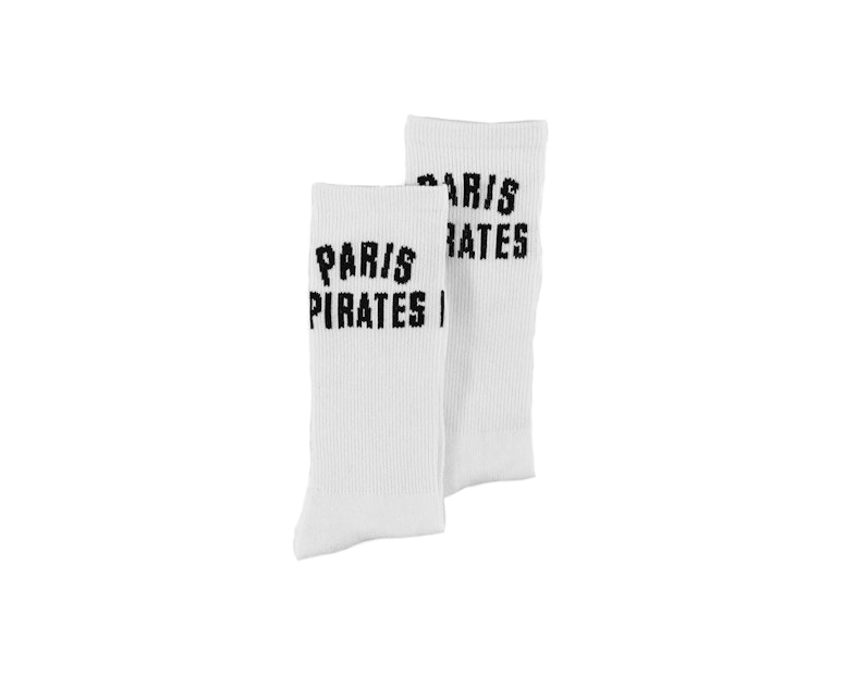 Carré Paris Pirates Crew Sock White