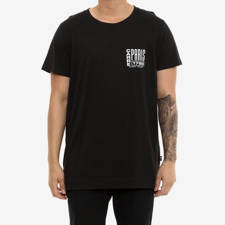 Carré Agrafe Statique Tee Black