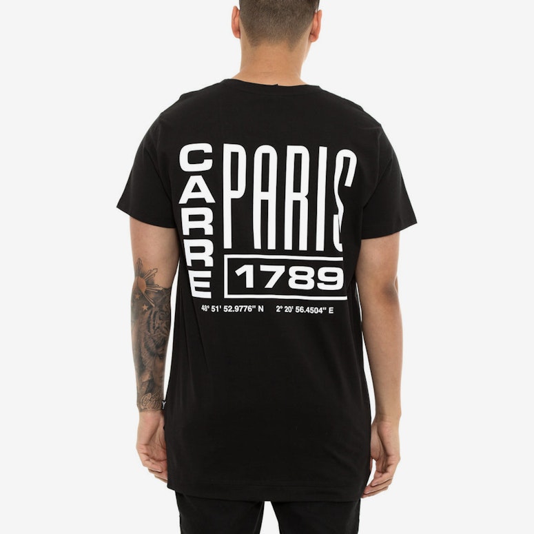Carré Agrafe Statique Tee Black