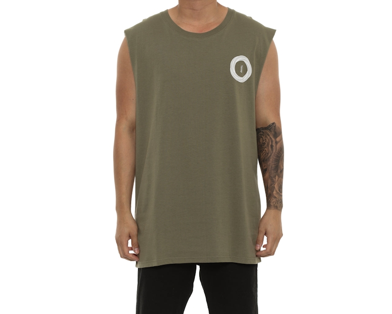 Saint Morta Vortex Oversize Muscle Tee Pale Green