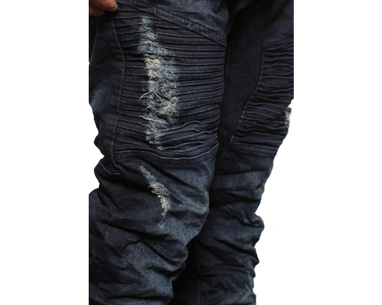 Nena and Pasadena Destroyer Jean Dark Denim