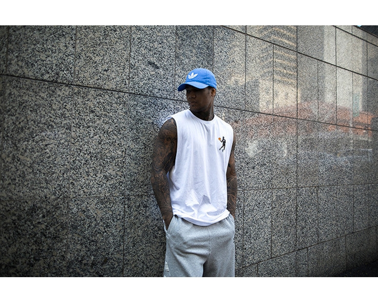Goat Crew Jumpyee Muscle Tee White
