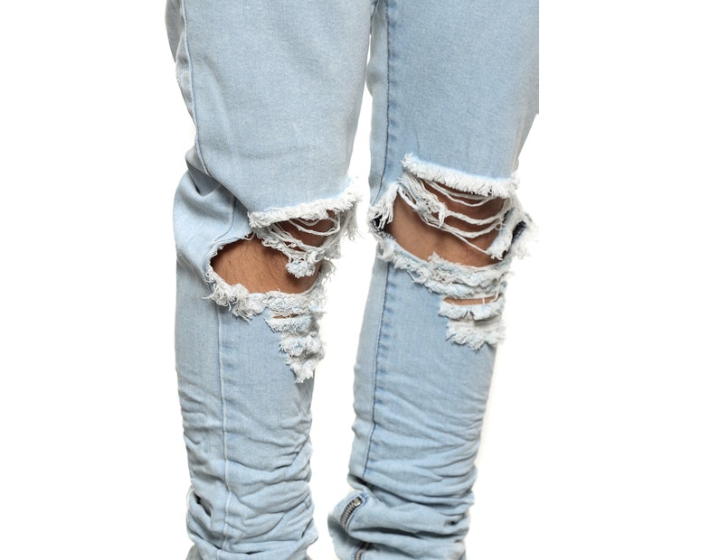Other UK Clothing Limited Blownout Denim Blue