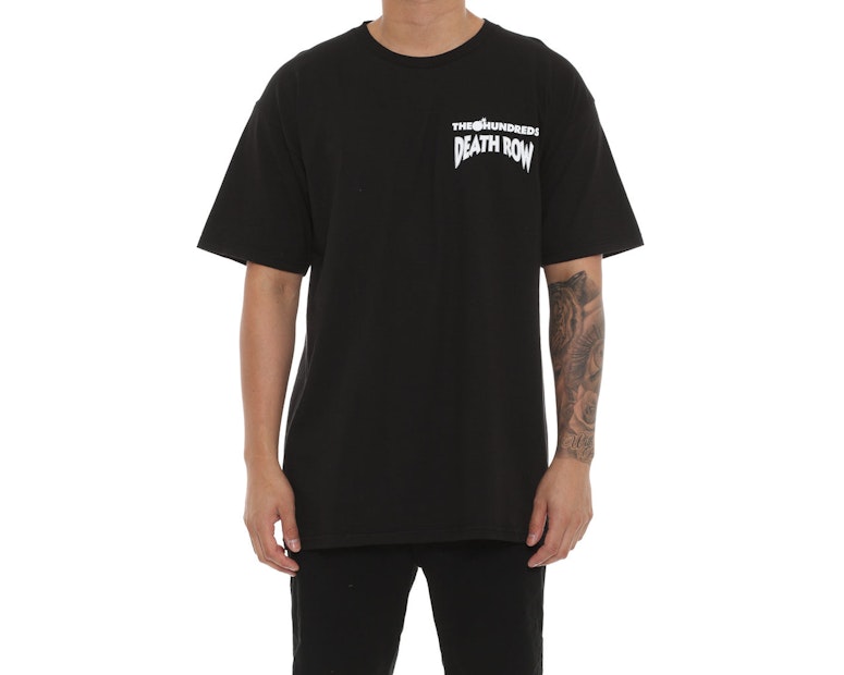 The Hundreds X Death Row Records Death Row 25th Tee Black