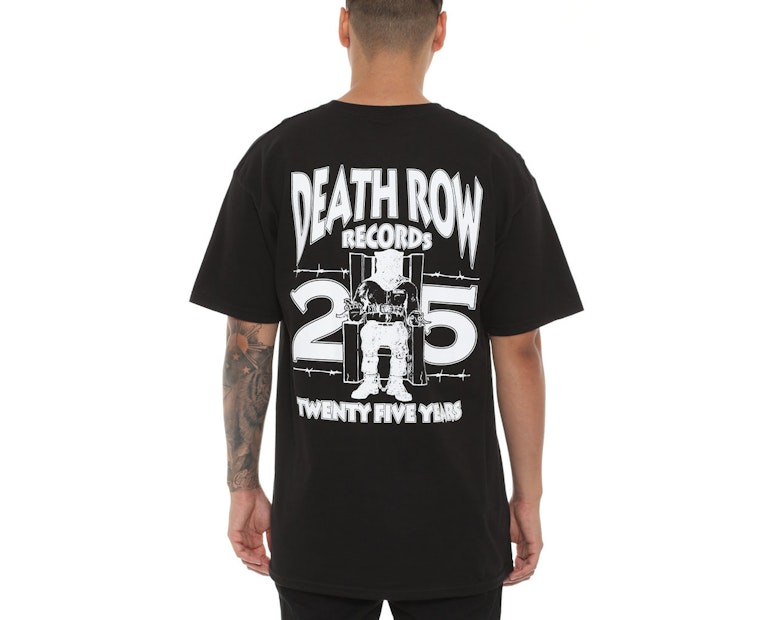 The Hundreds X Death Row Records Death Row 25th Tee Black