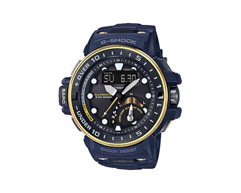 G-Shock GWNQ100NV Gulfmaster Navy/Gold