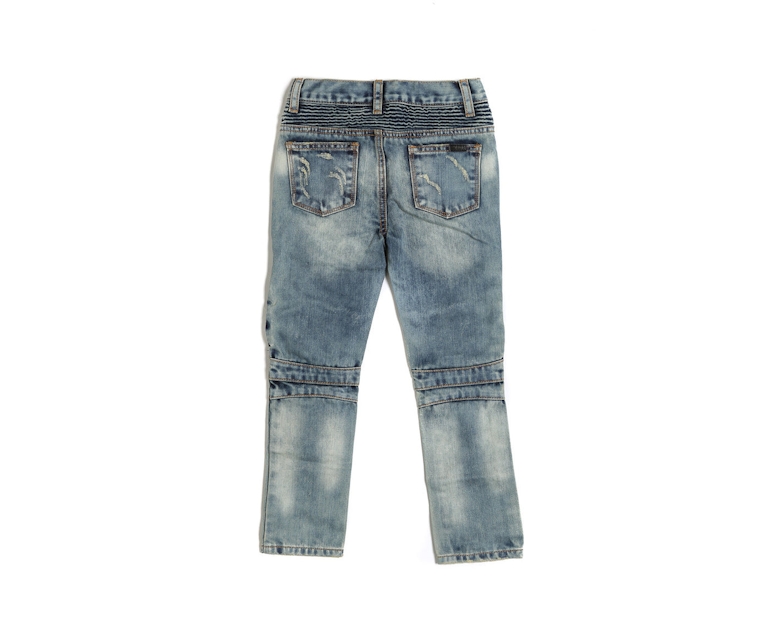 Haus of JR Clayton Biker Denim Blue/Gold