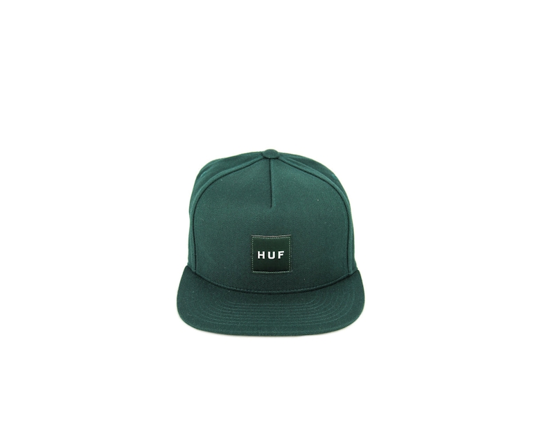 Huf Box Logo 16 Snapback Dark Green