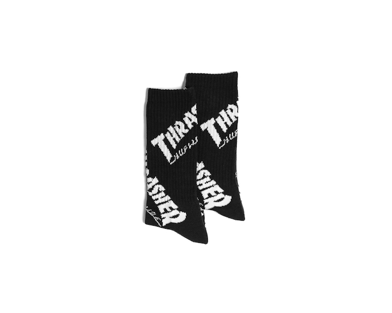 Huf Thrasher TDS Crew Sock Black
