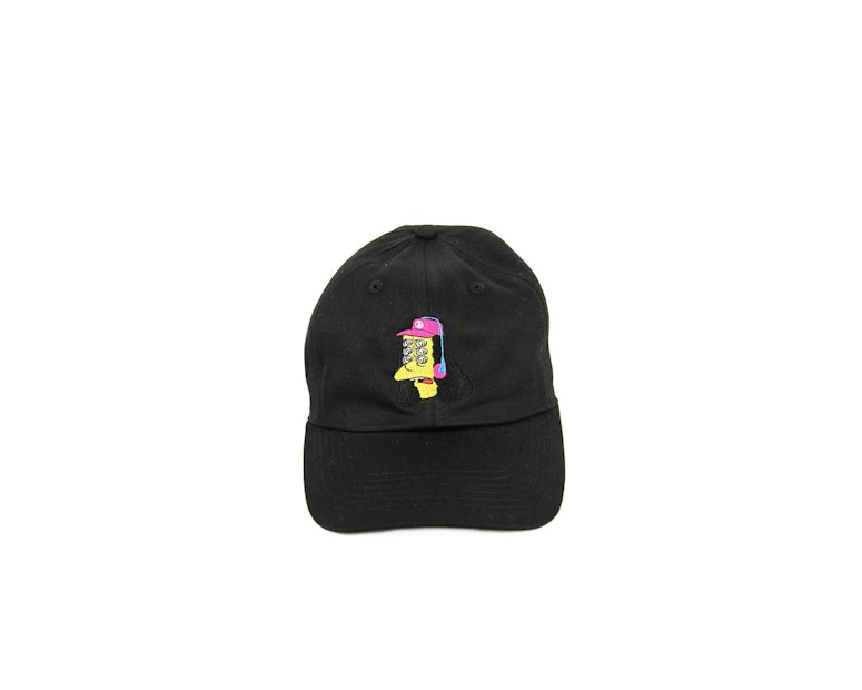 Goat Crew Blotto Precurved Strapback Black
