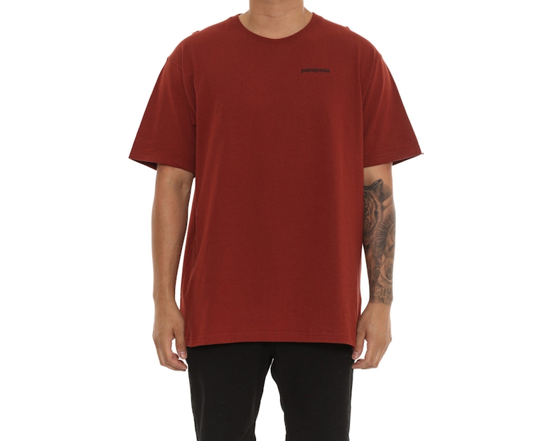 Patagonia P6 Logo Tee Red