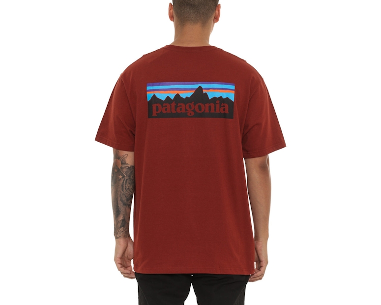 Patagonia P6 Logo Tee Red