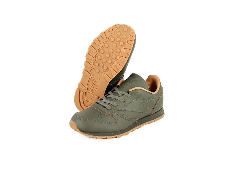Reebok CL Leather Lux K.Dot Lamar Preschool Olive/Gum