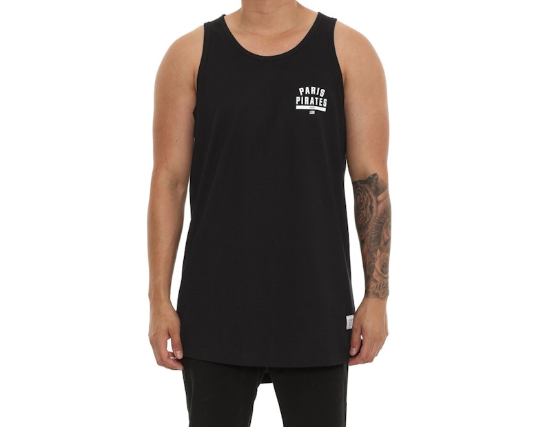 Carré Paris Pirates Gratuit Singlet Black