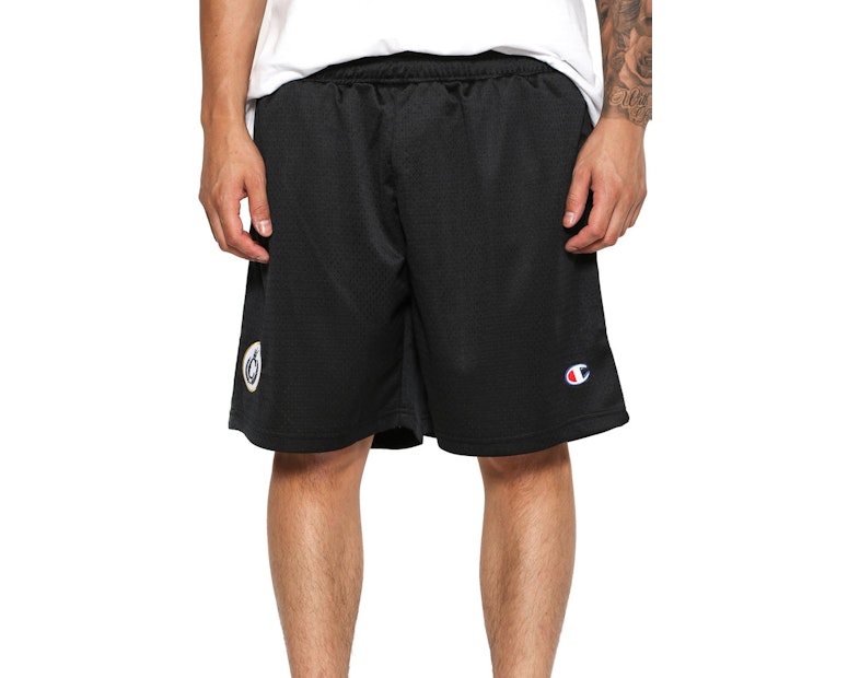 Culture Kings X Champion Shorts Black