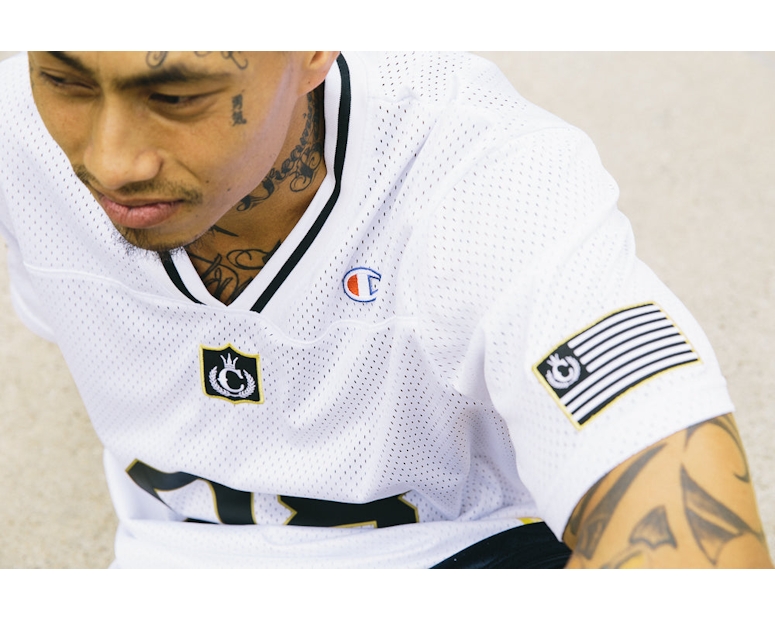 Culture Kings X Champion Football Top White