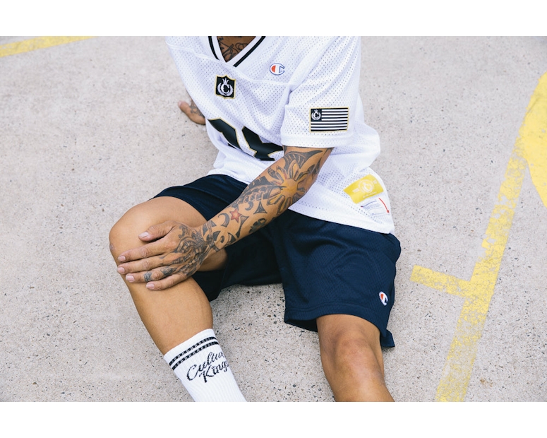 Culture Kings X Champion Football Top White