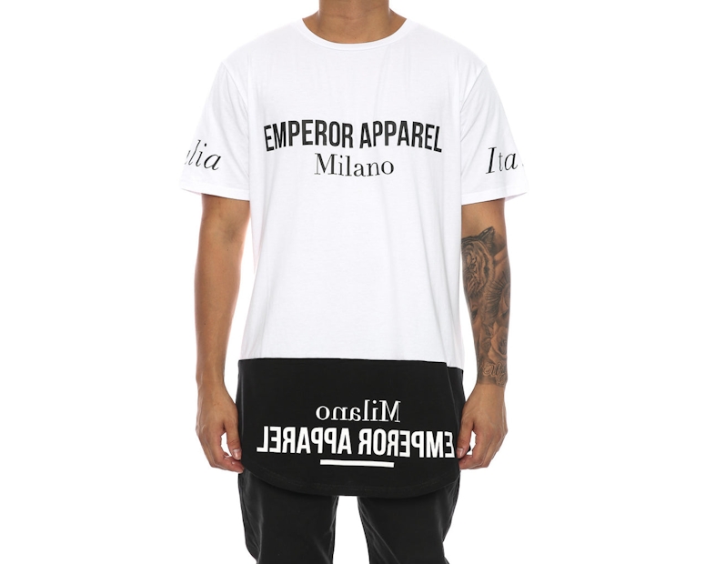 Emperor Apparel Milano Tee White/black