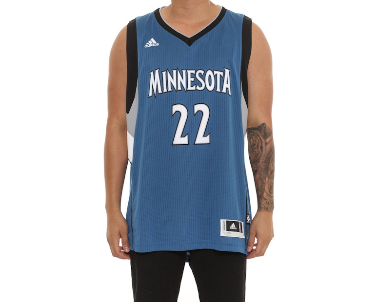 Adidas Performance Minnesota Timberwolves 22 Andrew Wiggins Blue