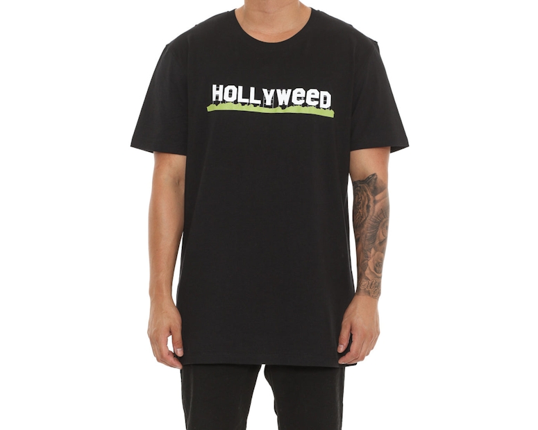 Goat Crew Hollyweed Tee Black