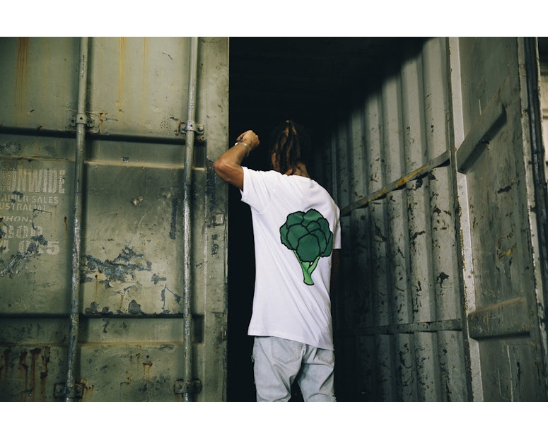 Goat Crew Broccoli Tee White