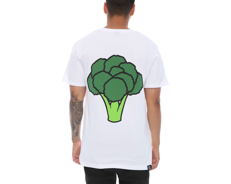 Goat Crew Broccoli Tee White