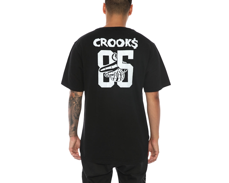 Crooks & Castles Bones Airguns Baseball Jersey Black