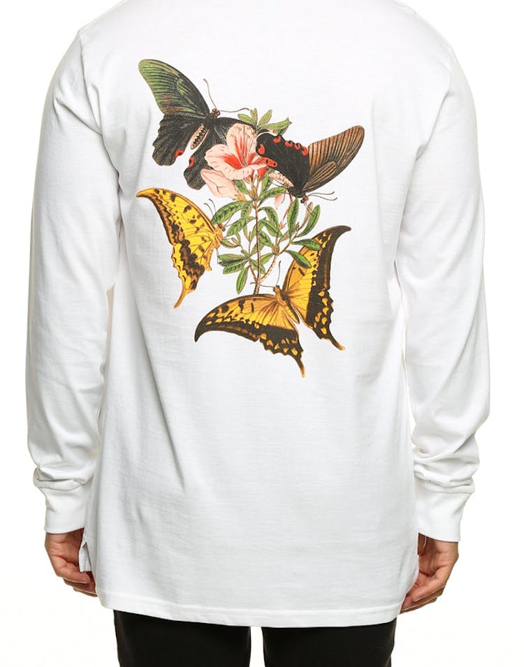 French Montana Jungle Long Sleeve Tee White