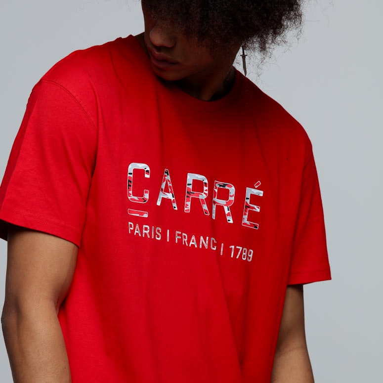 Carré Core Camo Rouge SS Tee Red