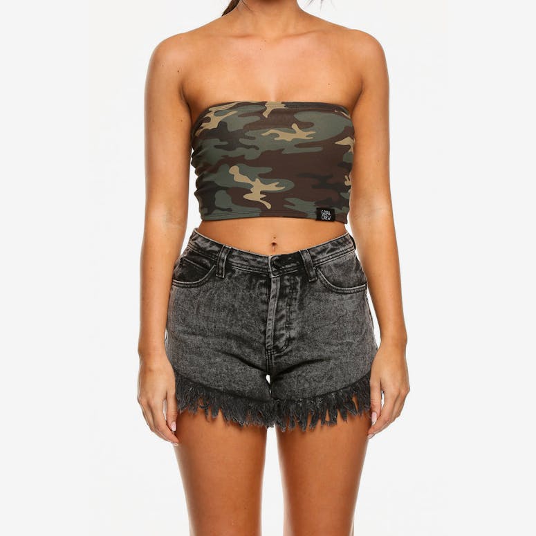 Goat Crew Women's Combat Bandeau Woodland Camo