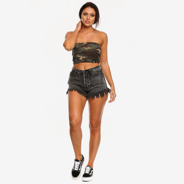 Goat Crew Women's Combat Bandeau Woodland Camo