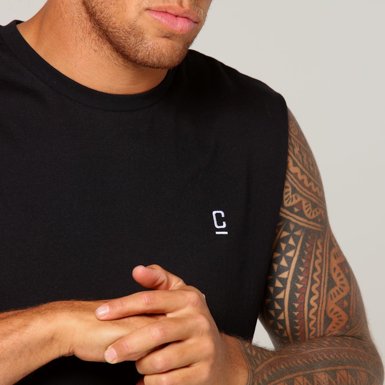 Carré Camo Diagonal Muscle Tee Red Camo/Black