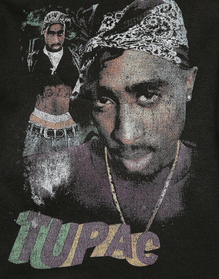 Tupac Kids Tupac Hood Black