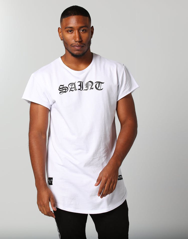 Saint Morta London Battlefield Tall Tee White/Black