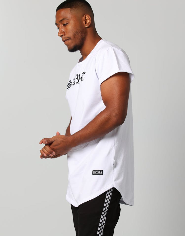 Saint Morta London Battlefield Tall Tee White/Black