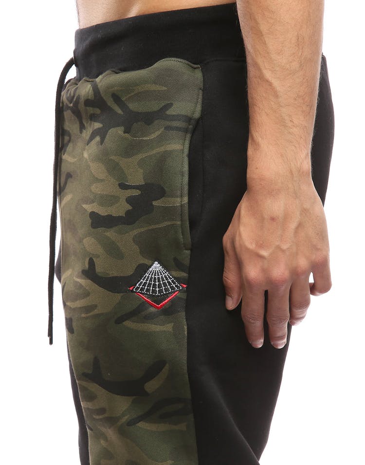Black Pyramid Blocks Pants Multi-Coloured
