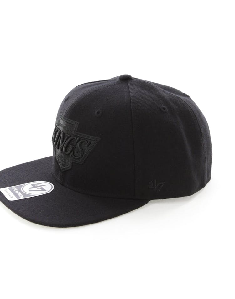 47 Brand Los Angeles Kings Captain Snapback Black/Black